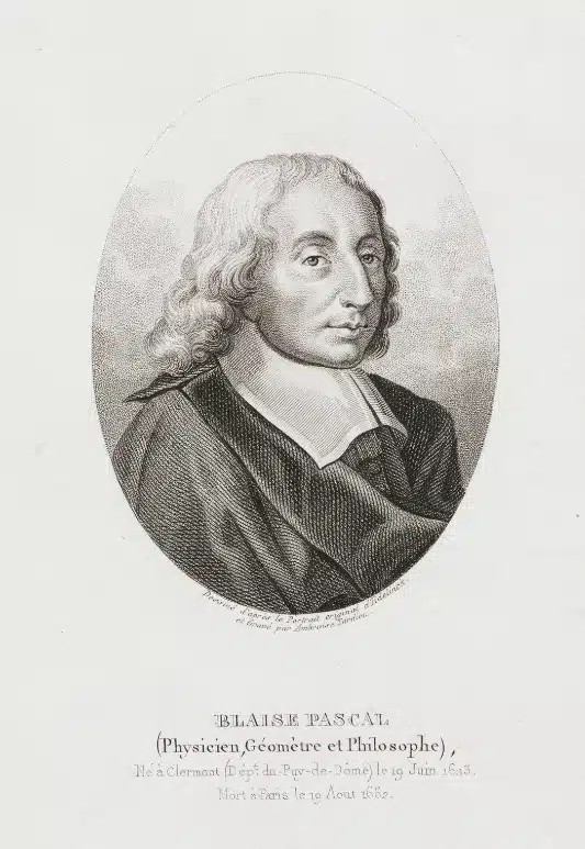 Un dessin de Blaise Pascal